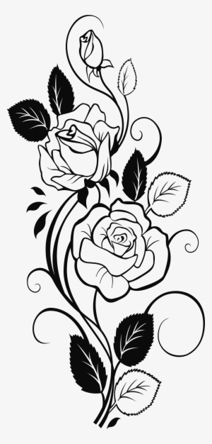 0 Cc6b5 917fb53d Orig - Design Flower Rose Drawing #104263