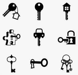 Keys - Icon Set Of Keys Png #104404