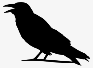 Folk Clipart Crow - Outline Images Of Crow #104478