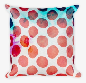 Boho Watercolor Dot Throw Pillow Cover - Patternpanda Girly Watercolor Polkadot Iphone Phone #104619