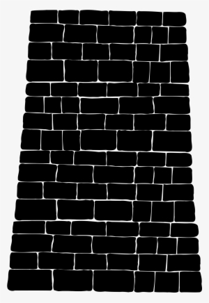 How To Set Use Big Brick Black Wall Svg Vector #105144