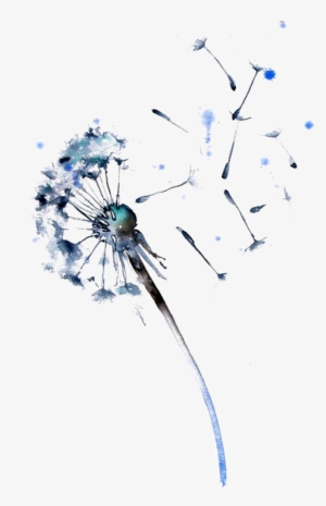 Watercolor Painting Dandelion Drawing Paper - Dandelion Watercolor #105235