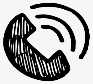 Contact Phone Svg Png Icon Free Download - Phone Drawing Icon Png #105693