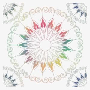 Watercolor Stylized Flower Pattern Fabric By Suziedesign - Muster Mit Fliesen Legen #105740