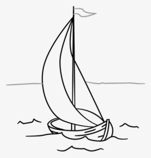 Small Boat Drawing - Drawing #105996 Small Boat Drawing - Drawing #105996