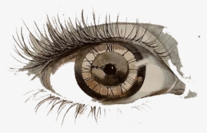 Snakeskin Drawing Eye Picture Black And White Library - Eye Painting Png #106047