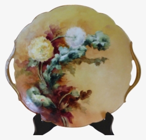 Antique Limoges France Hand Painted Double Handled - Limoges #106070