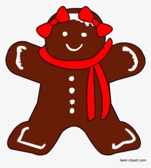 Cute Gingerbread Girl, Free Christmas Clip Art - Gingerbread Man #106418 Cute Gingerbread Girl, Free Christmas Clip Art - Gingerbread Man #106418