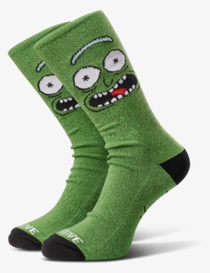 Pickle Rick Crew Sock - Rick And Morty Primitive #106498