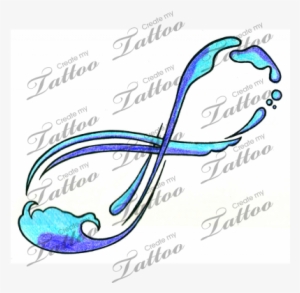 Water Infinity Sign Tattoo - Water Infinity Sign #106513