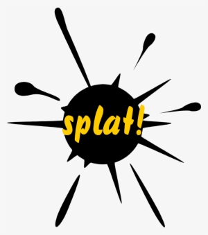 Splat Free Stock Photo Illustration Of A Paint Splatter - Paint Splat #106656