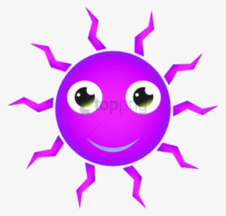 Surprise Party Day - Purple Sun Clip Art #106867