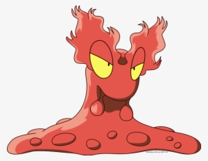 207kib, 1016x787, Slugma - Slugma Whos That Pokemon #107095