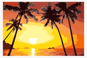 This Free Icons Png Design Of Tropical Sunset #107490