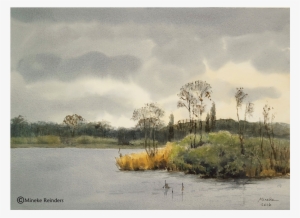 Little Island Eilandje Watercolor On Arches 140 Lb - Loch #107766 Little Island Eilandje Watercolor On Arches 140 Lb - Loch #107766