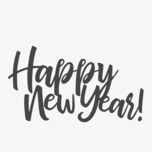 Happy New Year Title Scrapbook Cut File Cute Clipart - Cricut #107907