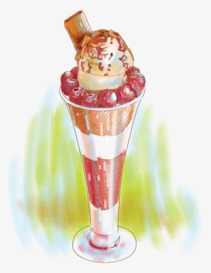 Ice Cream Sundae Milkshake Gelato Knickerbocker Glory - Ice Cream #108200