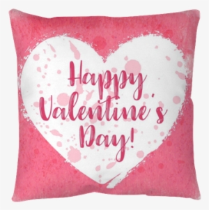 Hand Drawn Watercolor Heart With Calligraphy Text For - Romance #108347