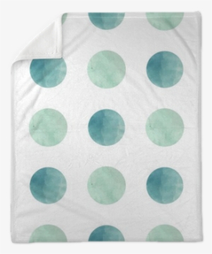 Plush Blankets Watercolor Texture Seamless Pattern - Circle #108372