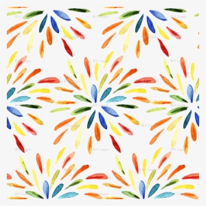 Watercolor Spring Summer Flowers Orange And Red Wallpaper #108398