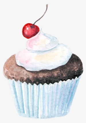 Watercolor Cupcakes - Cupcakes Png #108569