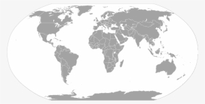 Blank World Map With Us States Borders - World Map Svg #108738