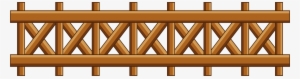 Flower Fence Cliparts - Wood Fence Clipart Png #108945