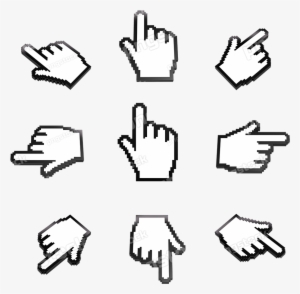 Mouse Cursor Hand Transparent - Mouse Cursor #108993