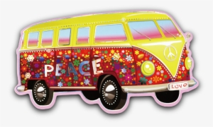 Hippie Bus Png Picture Black And White Stock - Hippie Birthday #109019
