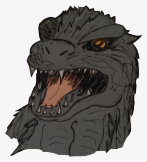Godzilla Clipart Head - Illustration #109240