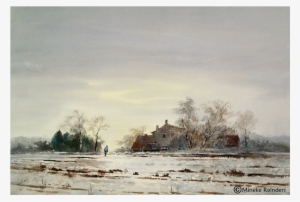 Sabah Ayazı Watercolor, Inches Location - Painting #109568