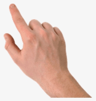 Pointing Left Finger - Finger Hand Touch Png #109680