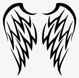 Wings Tattoos Free Download Png - Tribal Angel Wings Tattoo #109765