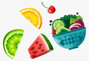 Picture Stock Raspberry Clipart Fruit Salad - Fruit Cartoon Png #1000236