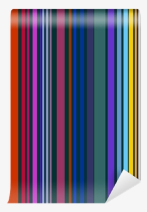 Decorative Colorful Stripe Pattern Wall Mural • Pixers® - Graphic Design #1000240