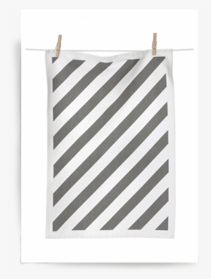 Grey Stripe Tea Towel - Caderno Brochura Capa Dura Universitário Love Pink #1000262