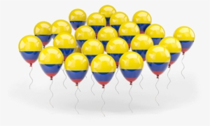 Colores De La Bandera De Colombia - Colombian Balloons Png #1000300