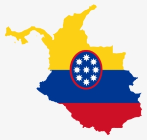 Bandera De Colombia - Map Of United States Of Colombia #1000367