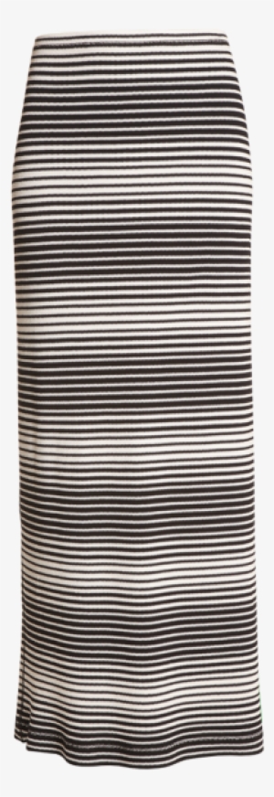 Houndstooth Stripe Long Skirt - Pencil Skirt #1000454