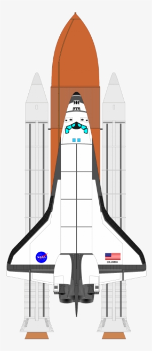 Free Png Space Shuttle Flat Png Images Transparent - Space Shuttle Clip Art #1000613