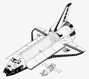 Drawing Area Space Shuttle - Soyuz Space Shuttle Size Comparison #1000777