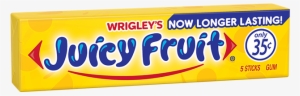 Original - Juicy Fruit Gum - 5 Sticks #1000877