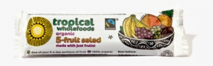 5 Fruit Salad Bar - Tropical Wholefoods - Organic 5 Fruit Salad F/t Bar #1000881 5 Fruit Salad Bar - Tropical Wholefoods - Organic 5 Fruit Salad F/t Bar #1000881
