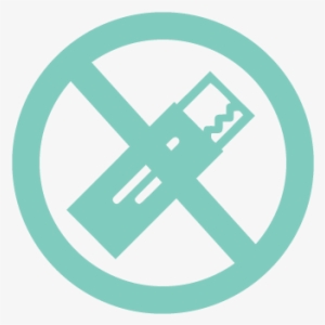 Icon-gum - No Smoking Sign Black And White #1001064