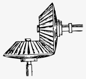 Outline, Gear, Gears, Mechanical, Motion, Mechanics - Perpendicular Clipart #1001126