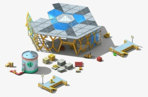 Space Shuttle Tailpiece Plant Construction - House #1001193