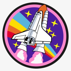 Digital Badge Rocket Spacecraft Space Shuttle - Rocket Badge #1001462