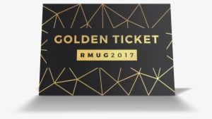 Golden Ticket Mk Real Magnet 2017 08 30t18 - Graphic Design #1001630