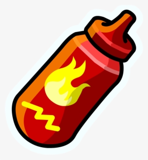 Hot Sauce Pin Icon - Molho Picante Club Penguin #1001920