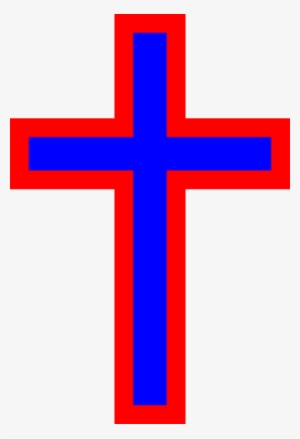 Small - Patriotic Cross Clipart #1002053